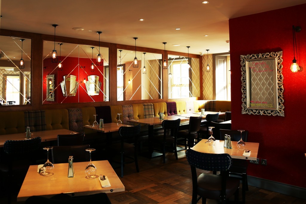 This award winning restaurant in Co. Monaghan features a number of industrial lighting fixtures from Mullan Lighting 