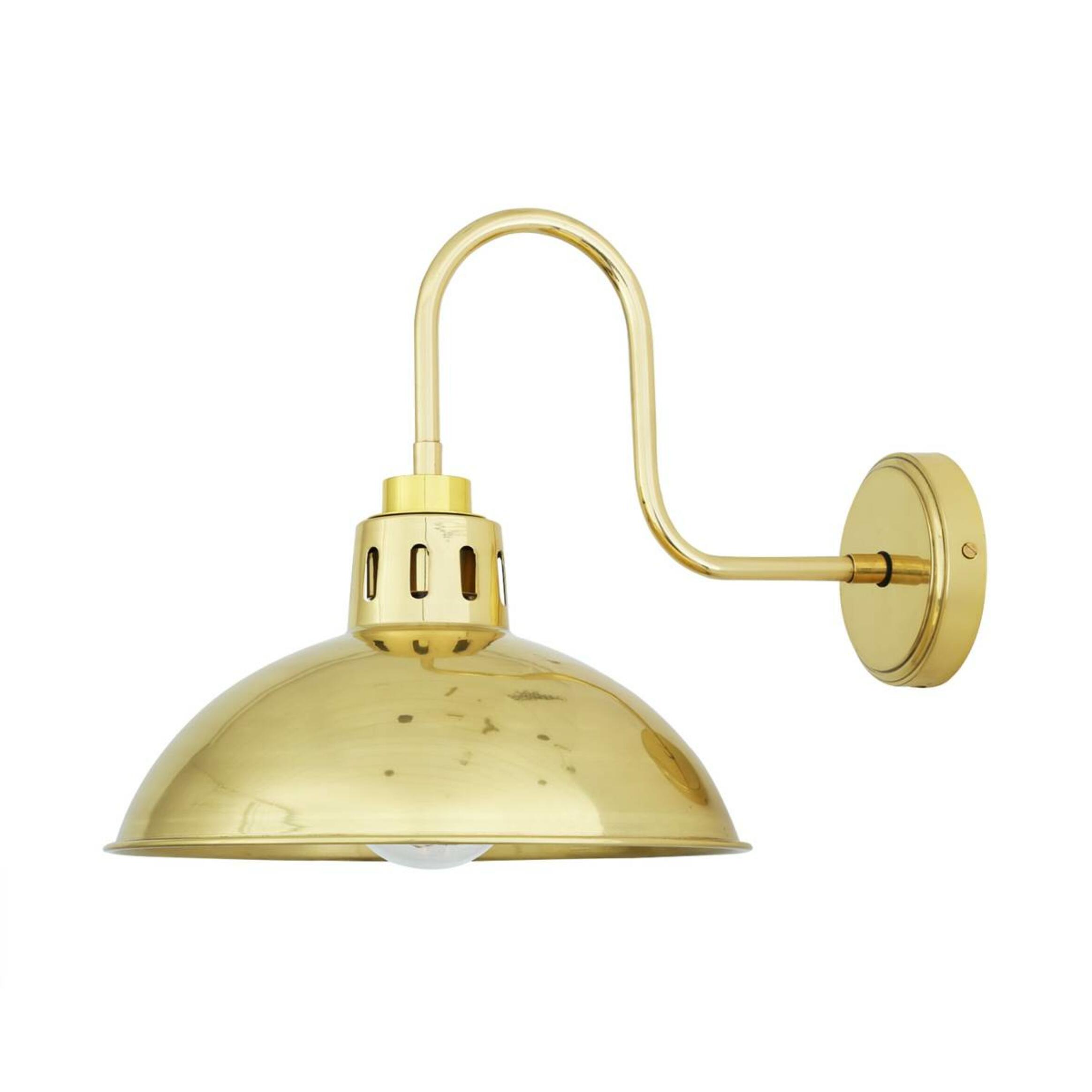 Large deals Aluminium Swan Neck Passage Wall Light – Shade Home / Industrial Lighting / Wall Lights