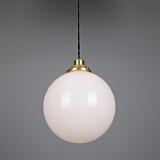 Gentry Opal Glass Globe Pendant Light 11.8