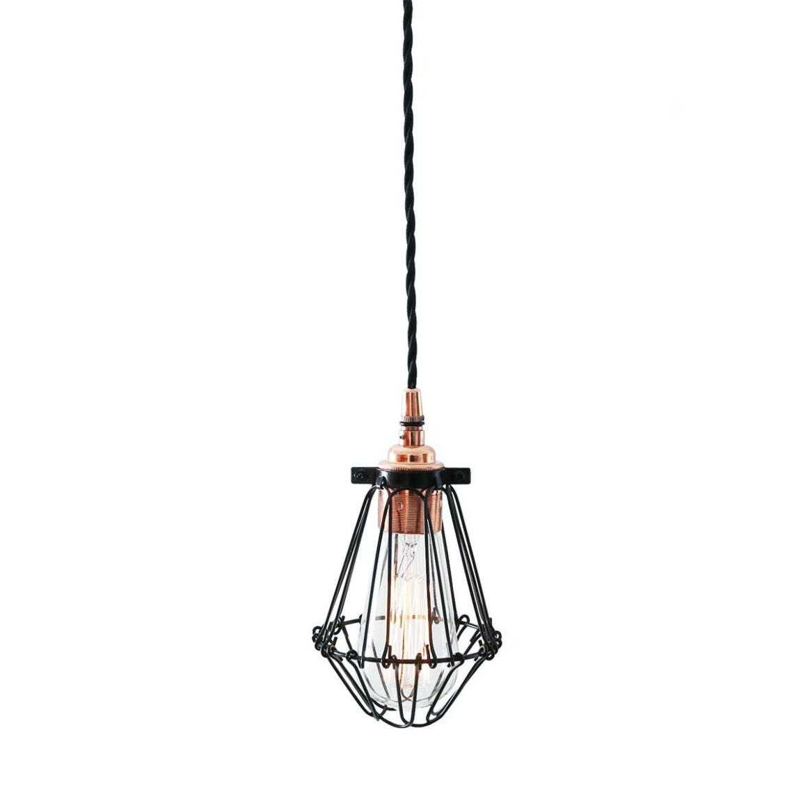 Juba Industrial Cage Copper Pendant Light main product image