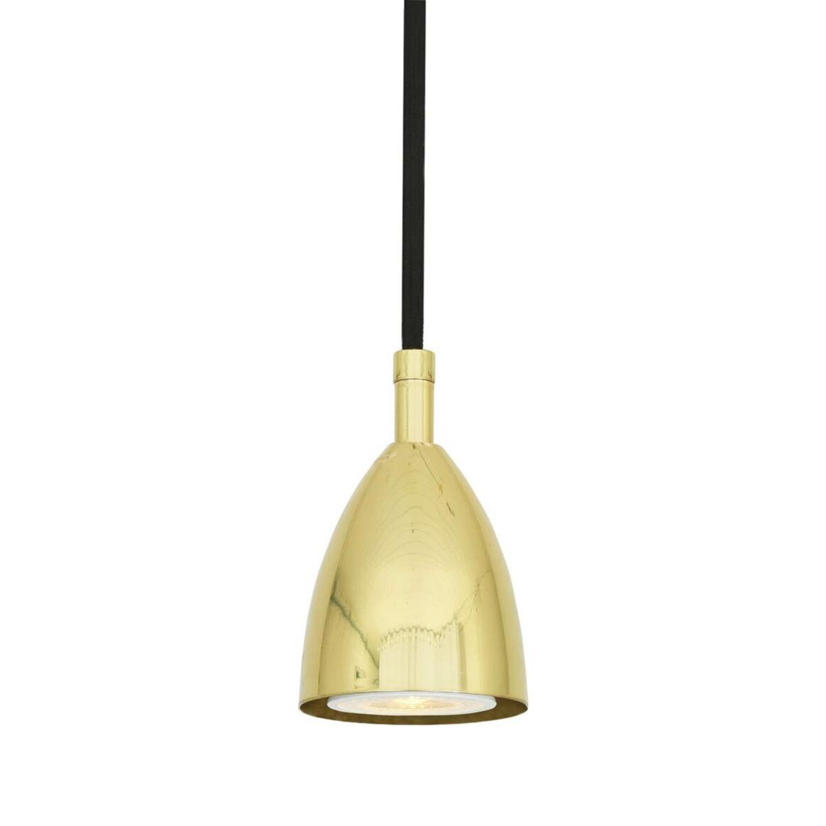 Lainio Small Modern Brass Cone Pendant Light 2.8" main product image