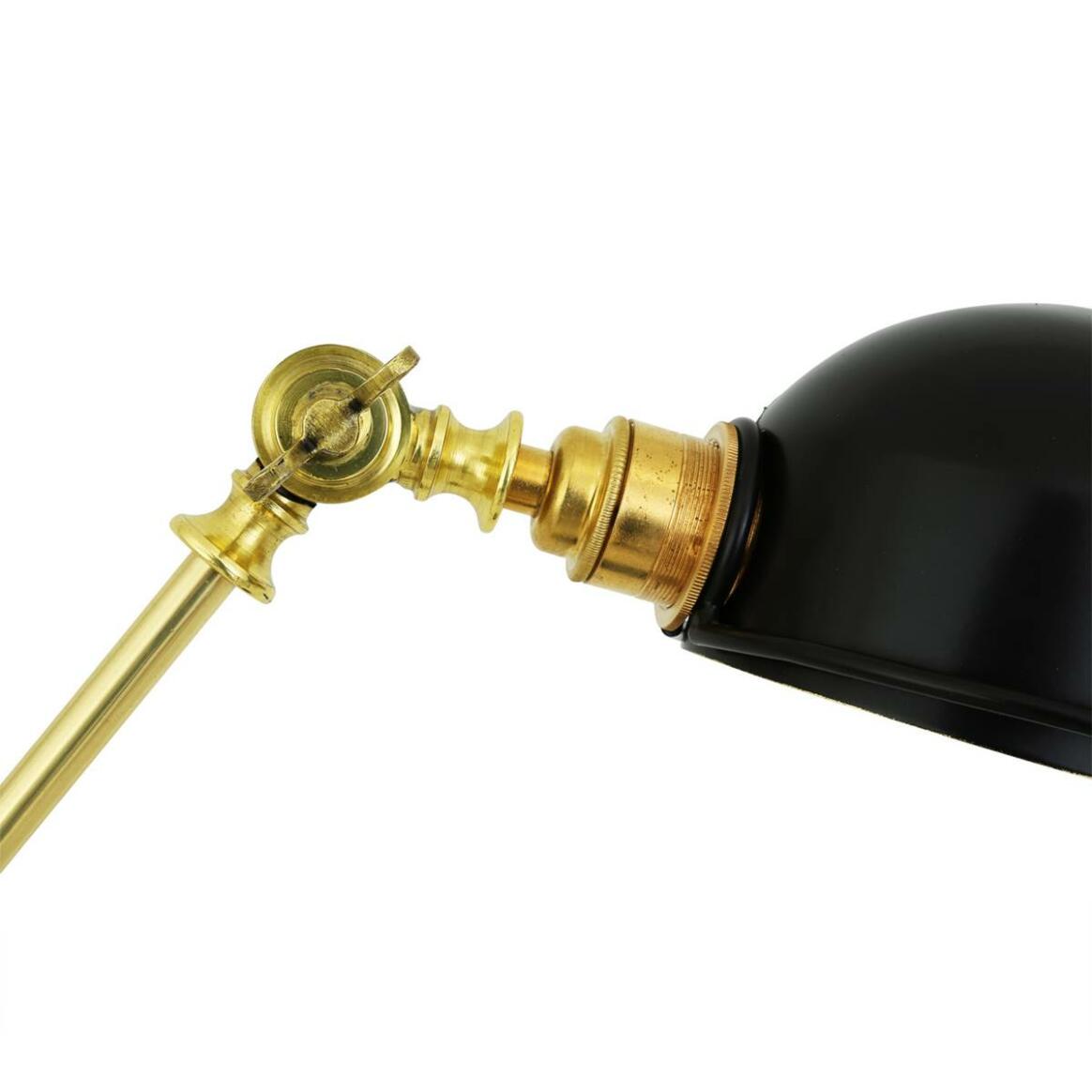Puhos Adjustable Arm Brass Desk Table Lamp