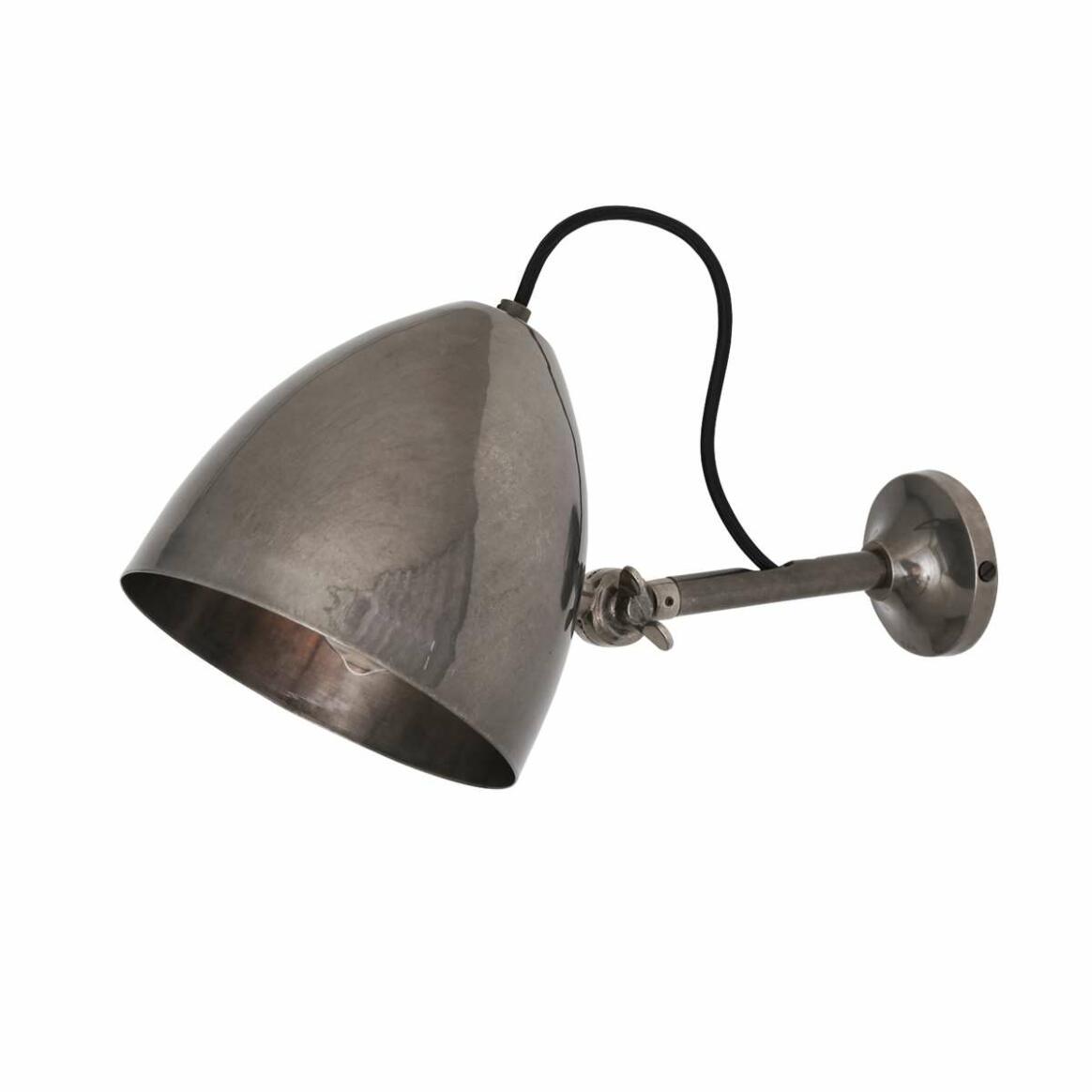 Quito Adjustable Brass Cone Wall Light main product image