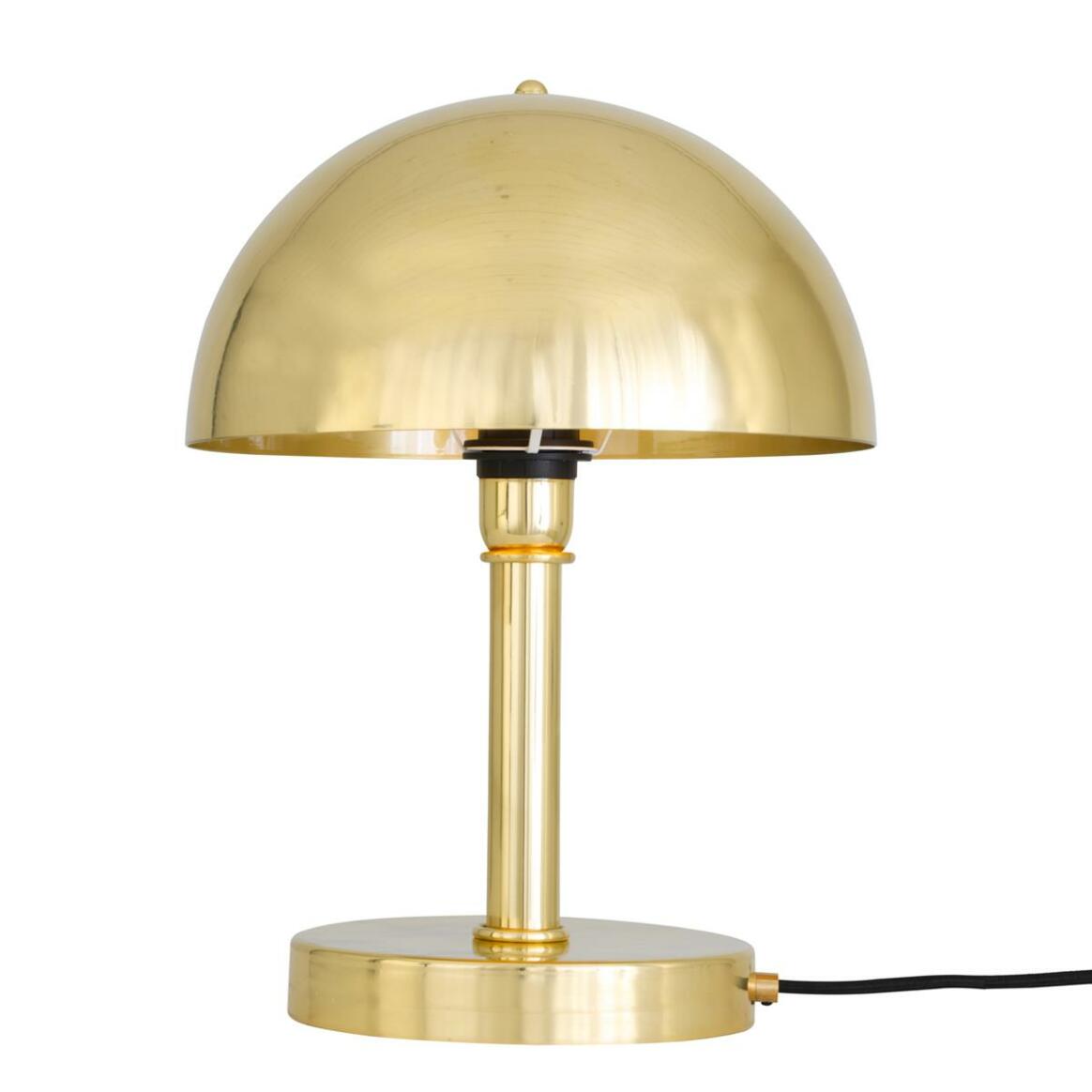 Lampe de table Turku avec dôme en laiton moderne main product image