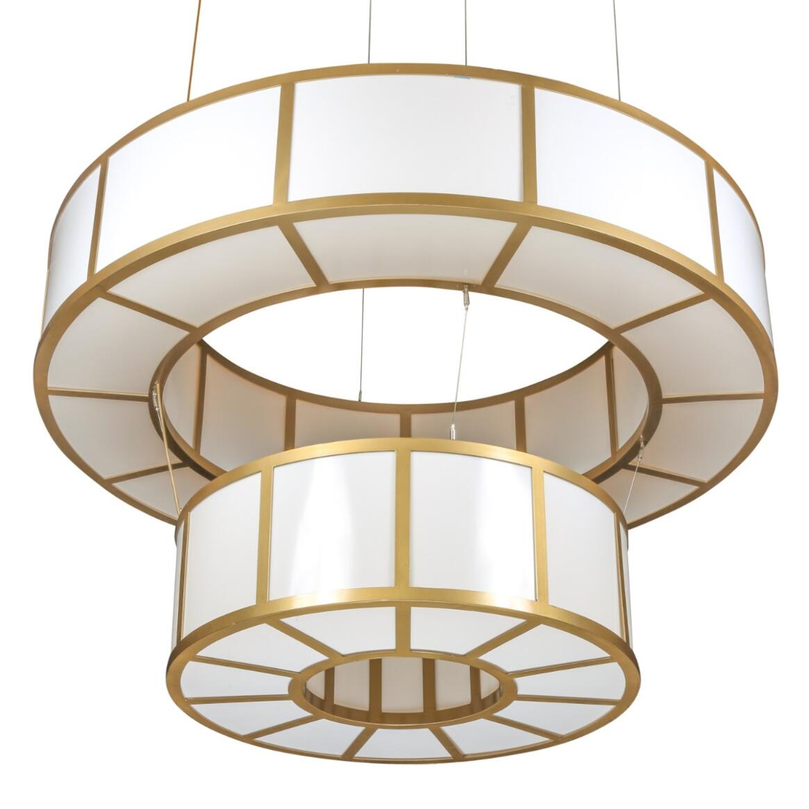 Santa Fe Large Two Ring Chandelier main product image