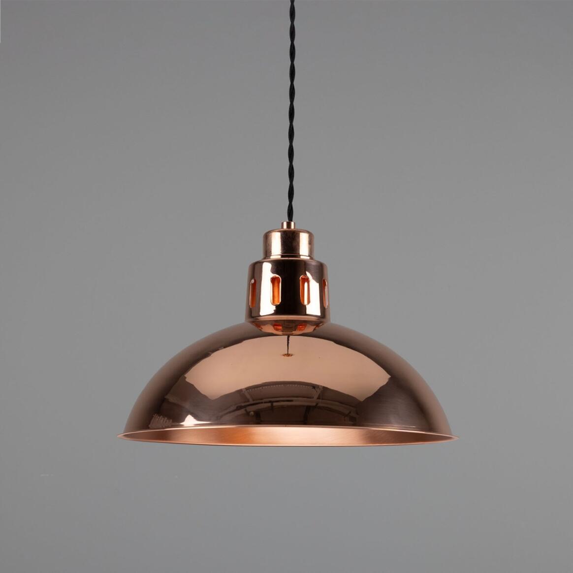 Berlin Vintage Copper Pendant Light 11.8" main product image