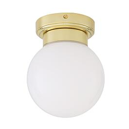 Jordan Small Globe Bathroom Ceiling Light 15cm IP65 | Mullan Lighting