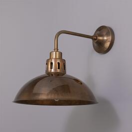 Paris Industrial Brass Wall Sconce 11.8