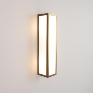 Bata Modern Bathroom Wall Light IP65, Powder-Coated Bronze