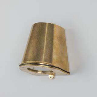 Wade Vintage Outdoor Brass Spot Light IP54, Raw Brass