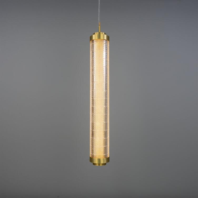 Ashford Neo-Victorian Pendant Light, Satin Brass