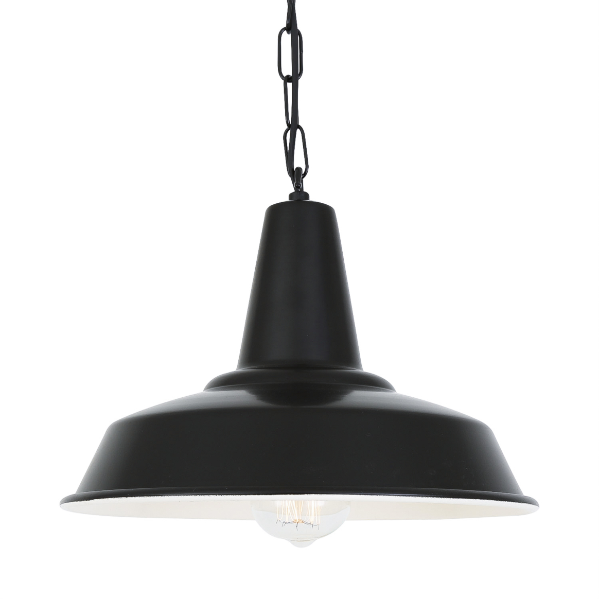 Hex Industrial Factory Pendant Light 30cm | Mullan Lighting