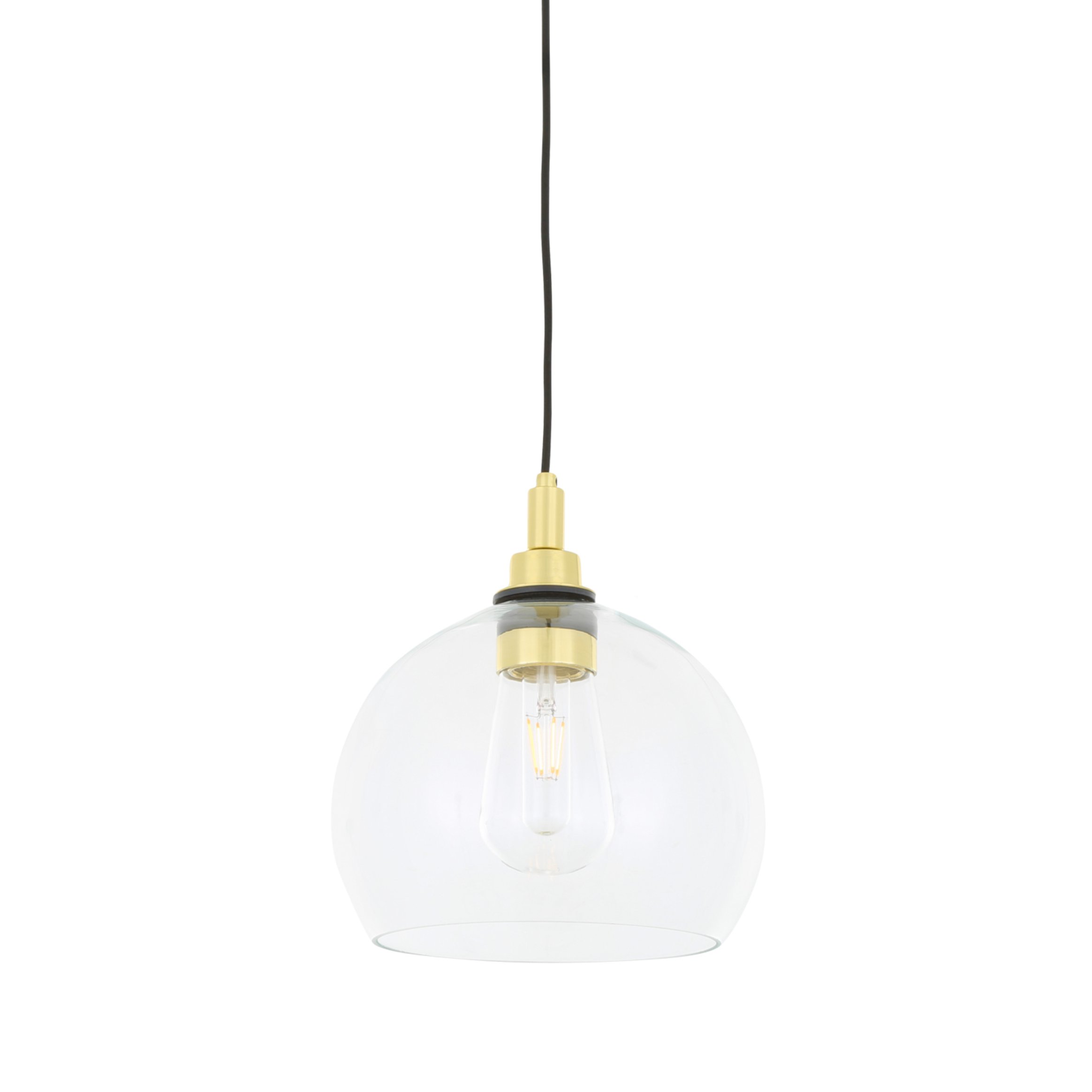 Leith Open Globe Bathroom Pendant Light 25cm IP65 | Mullan Lighting