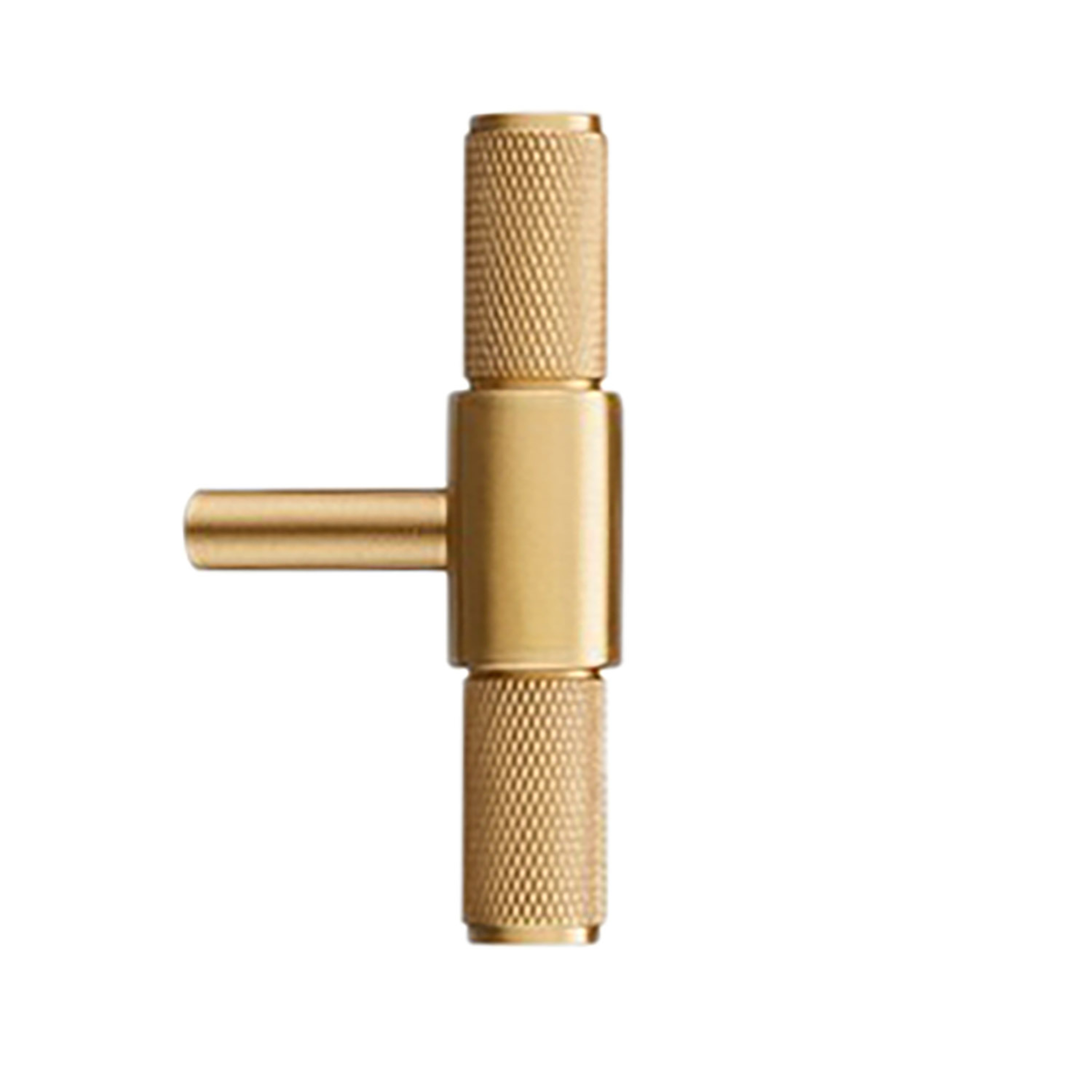 Samford Small Antibacterial Brass Knurled Pull Handle Mullan Lighting 5065