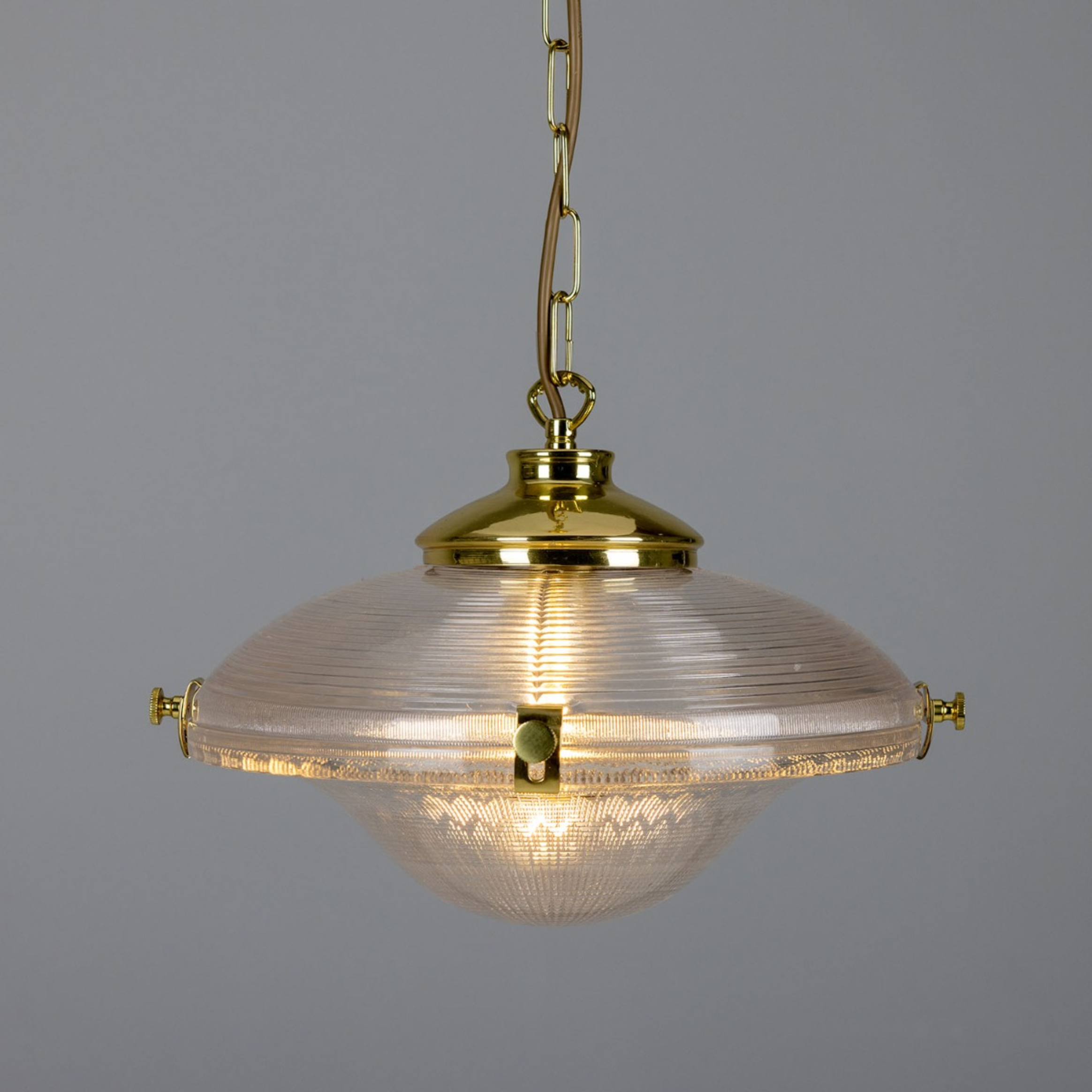 Ozark Vintage Glass Pendant Light 33cm | Mullan Lighting