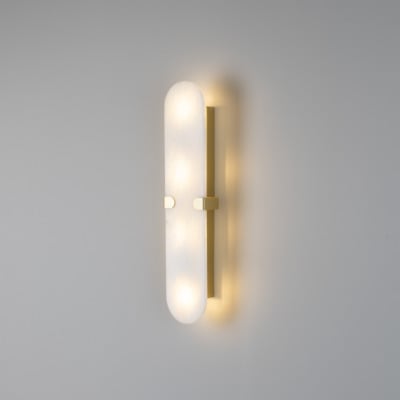 Bursa Double Wall Light with Fabric Shades